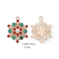 thumbnail image 6 of Shine In Winter European Style Snowflake Earrings Elegant Hook Design Fashion Jewelry for Women Holiday Party Accessories, 6 of 8