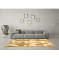 thumbnail image 3 of Ahgly Company Indoor Square Abstract Brown Modern Area Rugs, 8' Square, 3 of 4