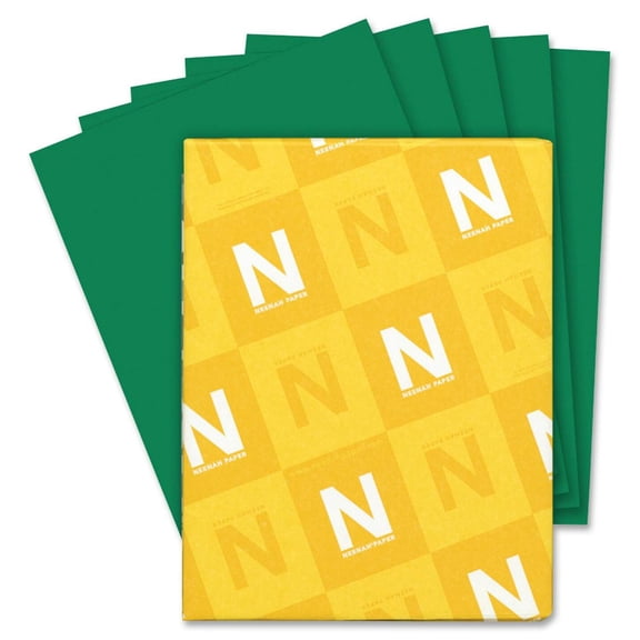 Astrobrights Laser, Inkjet Colored Paper, Gamma Green, Recycled