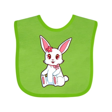 

Inktastic Happy Easter Girl Bunny in Pink Gift Baby Girl Bib