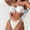 White, variant on MSJUHEG Sporty Bikini Sets for Women,Spaghetti Straps,Bikinis Set,Bathing Suits,Bathing Suit for Women,Tummy Control Bikini for Women,Tie Back Bathing Suit Black XL