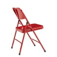 thumbnail image 4 of (Pack of 4) NPS® 200 Series Premium All-Steel Double Hinge Folding Chair, Red, 4 of 5