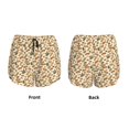 thumbnail image 3 of Salouo Set With Peanut Print Women's 2 in 1 Running Shorts Double-Layer Shorts Athletic Workout Gym Yoga Shorts Running Shorts for Women-, 3 of 7