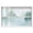 White Frame, variant on Mirrored Aqua Dream I Shadowbox Print Teal Wall Art by Art Remedy, Blonde Frame, 54 x 36