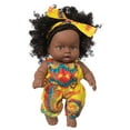 thumbnail image 5 of Tarmeek Baby Doll Toys for Girls Age 3 4 5 6 7 Years Old,8Inch Black African Black Baby Cute Curly Black Baby Dolls Toy Birthday Gifts for Kids, 5 of 9
