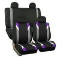 thumbnail image 5 of FH Group Premium Modernistic Universal Seat Covers Fit For Car Truck SUV Van - Purple Front Seats, 5 of 7