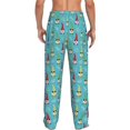thumbnail image 7 of Salouo Gnomes Holding Fruits Print Pajama Pants for Men, Lounge Pants Elastic Waistband Casual Men's sleepwear Loungewear Sleep Pajama Pant -Small, 7 of 7