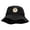 Black, variant on Retro Alien Embroidered Bucket Hat - Black OSFM