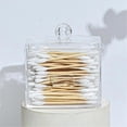 thumbnail image 4 of Transparent Dustproof Storage Box for Cotton Swabs and Toothpicks, Multi-Purpose Visible Organizer Container, 4 of 5