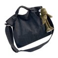 thumbnail image 3 of Bolso de mano de gran capacidad, bolso bandolera, bolso de mano con letras, bolso de hombro informal, diseño fácil de usar, 3 of 9