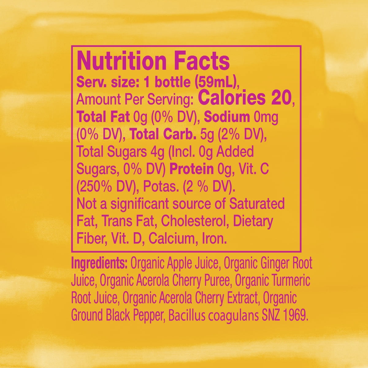 (2 pack) Vive Organic Immunity Boost Shot, Elderberry, Ginger and Turmeric Wellness Shot, 2 fl oz Bottle