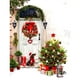 thumbnail image 1 of Taladro de dibujo de diamante 5D DIY Kits colgantes de puerta de árbol de Navidad redondo completo (B5027) FLhrweasw Nuevo, 1 of 9