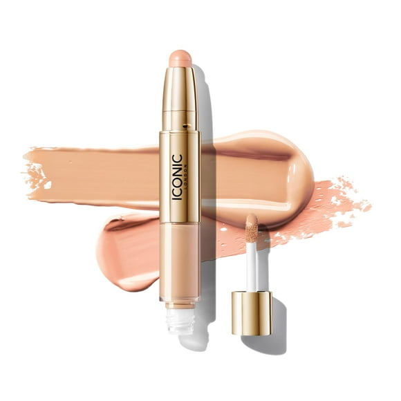 Corrector ICONIC LONDON Radiant Duo Creamy Liquid + Crayón