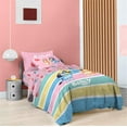 thumbnail image 2 of Bluey Balloon Party Kids 2 Piece Pink Reversible Comforter and Pillowcase Set, Twin/Full, 2 of 6