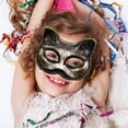 thumbnail image 5 of Media máscara infantil para actuaciones Ideal para fiestas y celebraciones Diseño de carnaval Material plástico, 5 of 5