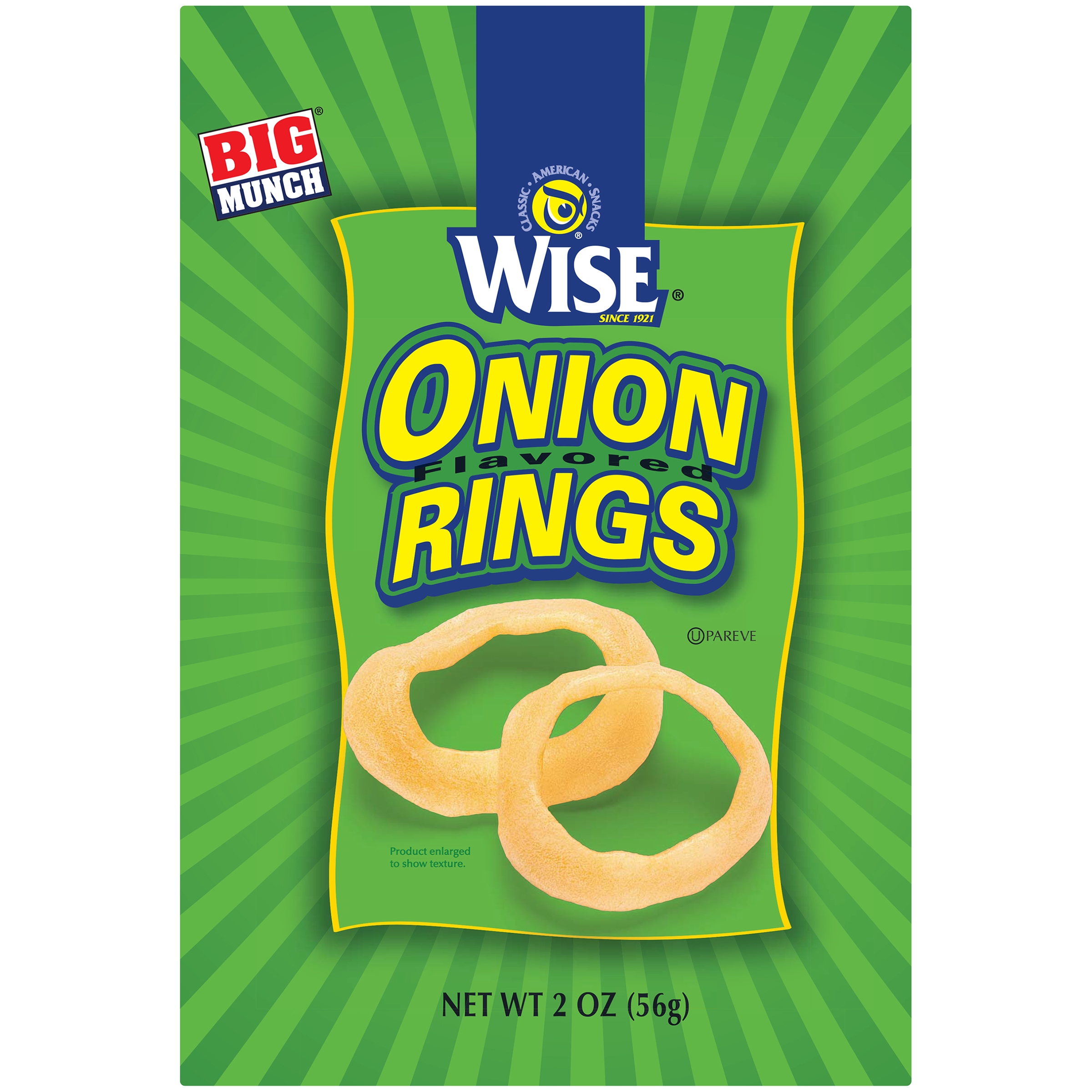 Wise Big Munch Onion Rings, 2 Oz.