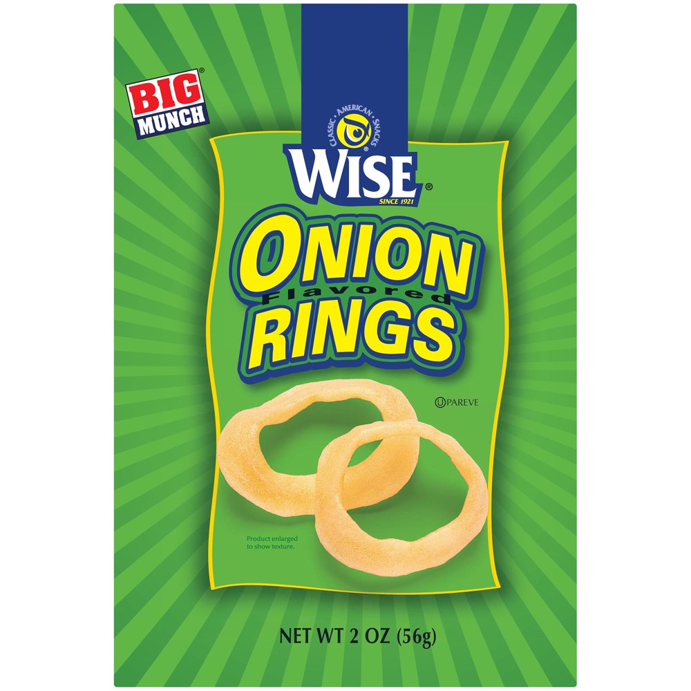 Wise Big Munch Onion Rings, 2 Oz.