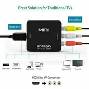 HDMI To RCA AV Adapter Converter Cable CVBS 3RCA 1080P Composite Video Audio