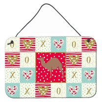 Caroline's Treasures CK5246DS812 F1 Hybrid Camel Love Wall or Door Hanging Prints, 8x12, multicolor