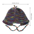 thumbnail image 5 of Houderco Knitting Hats Woolen Yarn Women Outdoor Activities 1Pcs 12.2X9In, 5 of 6