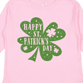 thumbnail image 4 of Inktastic Happy St. Patrick's Day Shamrock in Green Boys or Girls Long Sleeve Toddler T-Shirt, 4 of 5