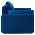 thumbnail image 4 of Modway Indicate Performance Velvet Armchair in Navy, 4 of 9