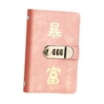 thumbnail image 2 of Abbracc Money Saving Binder Compact with Combination Lock with 100 Pieces Envelops Pink, 2 of 9