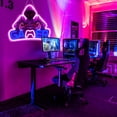 thumbnail image 7 of JFLLamp LED Neon Sign Gaming Theme Light Purple Blue Wall Decor USB Powered Acrylic Backboard Hanging Light for Room Setup, 7 of 7