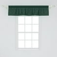thumbnail image 2 of Ambesonne Abstract Window Valance, Rhombus Design Squares, 54" X 12", Charcoal Grey Jade Green, 2 of 3