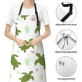 thumbnail image 6 of Picia Cute Turtle Waterproof Apron for Unisex Adult - Adjustable Bib Apron with Pockets, Ideal for Cooking, Gardening, Painting, and Household Chores, 6 of 9