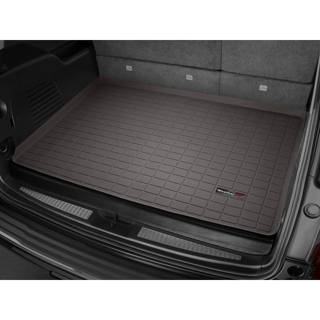 Weathertech Cargo Area Liner 43678 Direct Fit; Raised Edges; Cocoa; Thermoplastic Elastomer TPE Injection Molded Material; Non-Skid