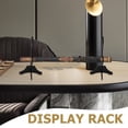 thumbnail image 3 of FESTFENDS 1Pair Black Dual Layer Martial Arts Sword Stand Stable Horizontal Display Rack for Multiple Sword Organization, 3 of 8
