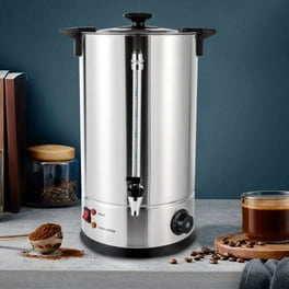 100 Cup Stainless Steel Coffee Urn Coffee Maker and Hot Water Dispenser for Commercial Party Walmart