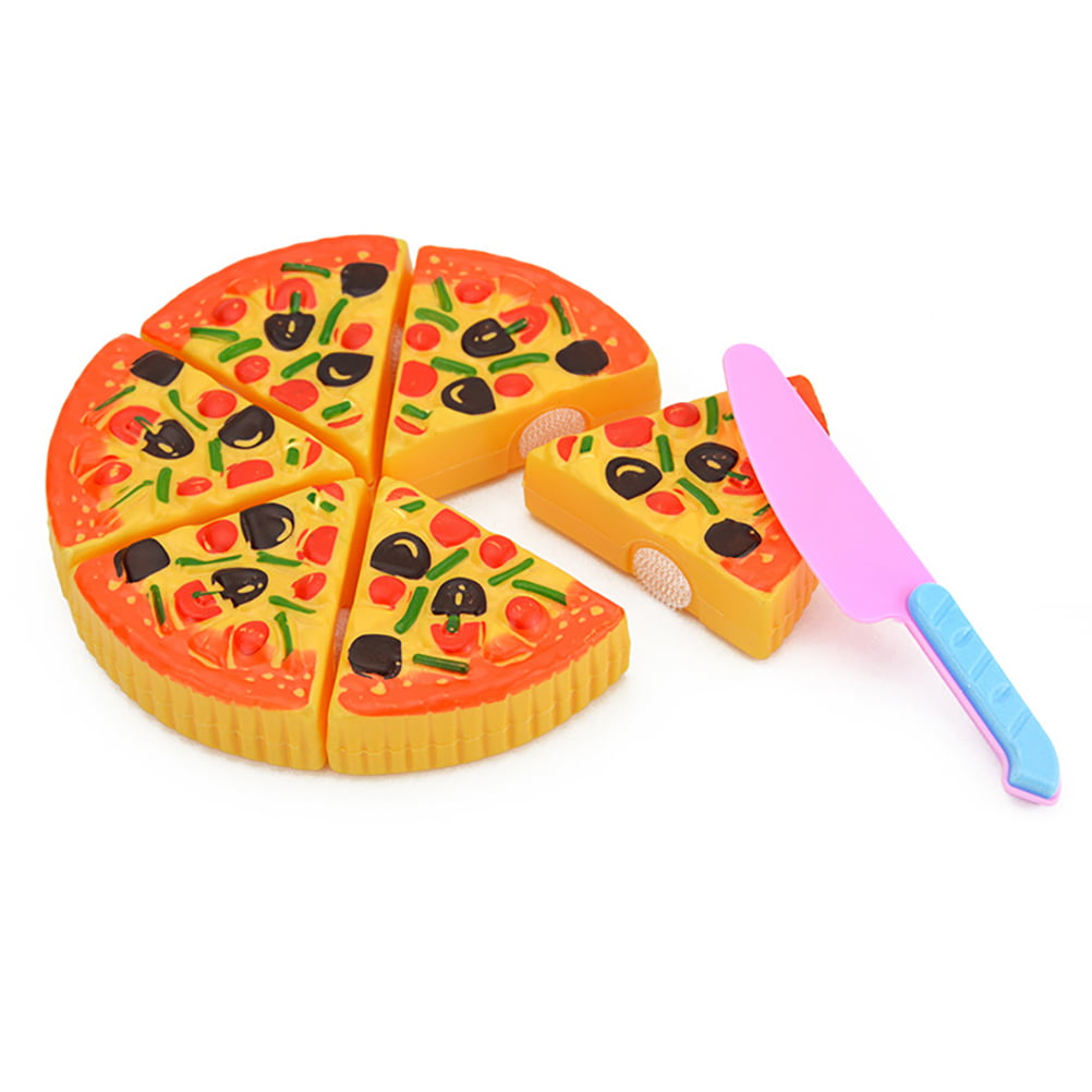 13pcs Plastic simulation Pizza Toy Set Alpinia Food Creativity Kitchen Role Play 
