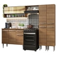 thumbnail image 1 of Cocina Integral Completa 229cm Emilly Madesa 04 - Marrón Madesa GREM229004, 1 of 8
