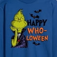 thumbnail image 3 of The Grinch  - Grinch Happy Wholoween  - Men's Long Sleeve T-Shirt, 3 of 5