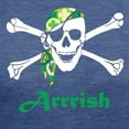 thumbnail image 3 of CafePress - Arrish Irish Pirate Skull And Crossbones Women's D - Womens Tri-blend T-Shirt, 3 of 4