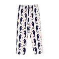 thumbnail image 4 of Daiia Seahorses and Hearts Women's Sleep Pant with Pockets and Drawstring,Pajama Pants-X-Large, 4 of 9
