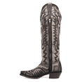 thumbnail image 3 of Dan Post Boots Womens Denim Darlin Embroidered Snip Toe Zippered Cowboy  Ta, 3 of 5