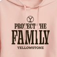 thumbnail image 3 of Yellowstone  - We Are Family Y Brand  - Juniors Cropped Pullover Hoodie, 3 of 6