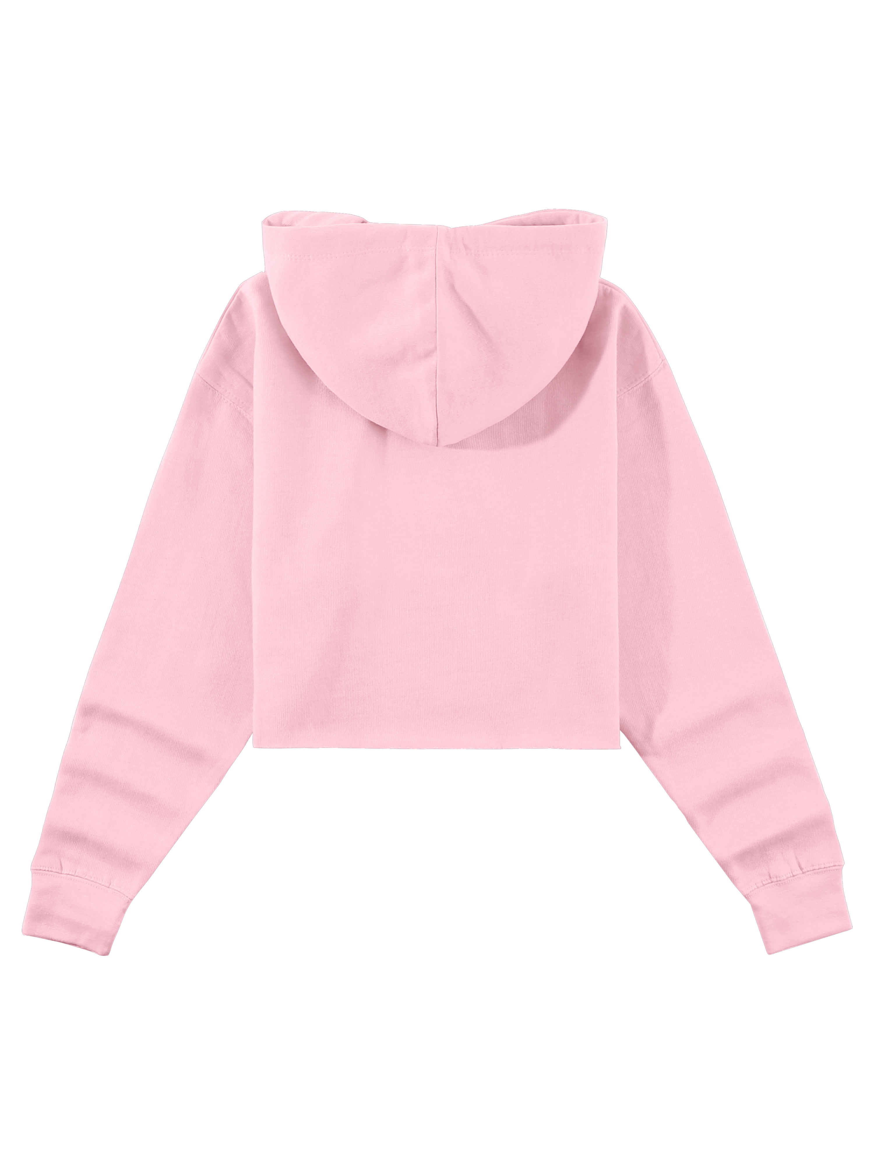 Ma Croix Womens Cropped Hoodie Casual Pullover Sweatshirt