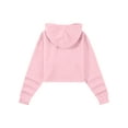 thumbnail image 5 of Ma Croix Womens Cropped Hoodie Casual Pullover Sweatshirt, 5 of 7