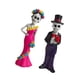 thumbnail image 4 of Figura de pareja de esqueletos nunca muere, regalo, escultura de resina, esqueleto de novios, boda para aniversario, estante de mesa, 4 of 9