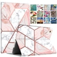 thumbnail image 1 of DuraSafe Cases iPad Mini 5 / Mini 4 7.9 Inch [ Mini 5th 4th Gen ] A1538 A1550 MK6K2LL/A MK6J2LL/A MK6L2LL/A Printed Folio Magnetic Smart Protective Sleek & Classic Design Cover - Marble Pink, 1 of 7
