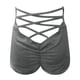 thumbnail image 3 of MKLEKYY Leggings básicos para mujer, pantalones cortos de ciclismo, leggings de compresión para entrenamiento, pantalones cortos de yoga, 2 piezas, 3 of 4