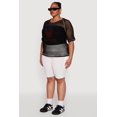 thumbnail image 4 of Womens Plus Size Personally I Dont Care Fishnet Top, 4 of 5
