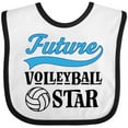 thumbnail image 3 of Inktastic Future Volleyball Star Boys Baby Bib, 3 of 4