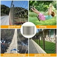 thumbnail image 6 of TECSPACE 500Ft Stainless Steel Wire Rope, 1/8” T316 Stainless Steel Wire Cable, 7 x 7 Strands Construction, 2100lbs Breaking Strength Cable for Railing Decking, Guard Net, Garden Fence, 6 of 7