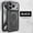 Black, variant on For iPhone Air Case Magnetic Carbon Fiber Texture with Integrated Kickstand Ring, Compatible with MagSafe, Heavy Duty Shockproof Cover, Slim Fit Design with Raised Camera Bezel,Brown