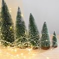 thumbnail image 3 of Miniatures Christmas Tree Decoration Cedar Statue Model Creatively Desktop Crafts Furnishing Accessories Decorations Present 15*7cm, 3 of 9